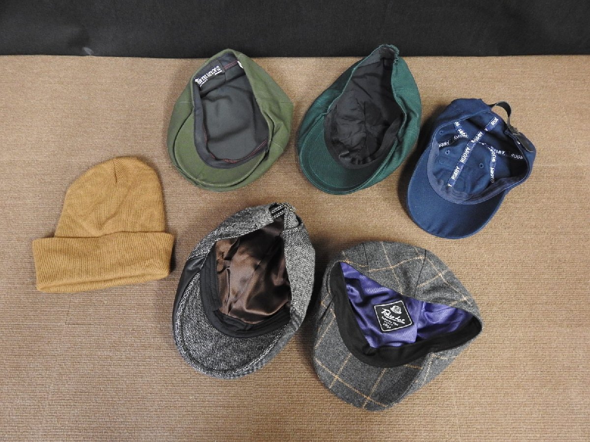 C-075 中古品 ブランド 帽子 6點(diǎn)まとめ ラルフ タケオキクチ カーハート キャスケット ニット帽 キャップ ハンチング