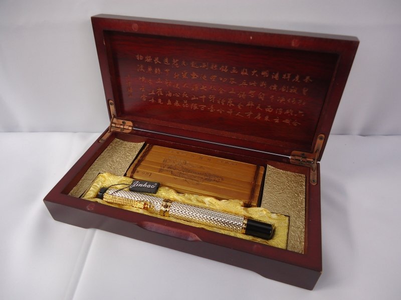 B-029 中古品 ジャンク 万年筆 金豪 JINHAO ペン先18KGP B-029 中古品 ジャンク 万年筆 金豪 JINHAO ペン先18KGP