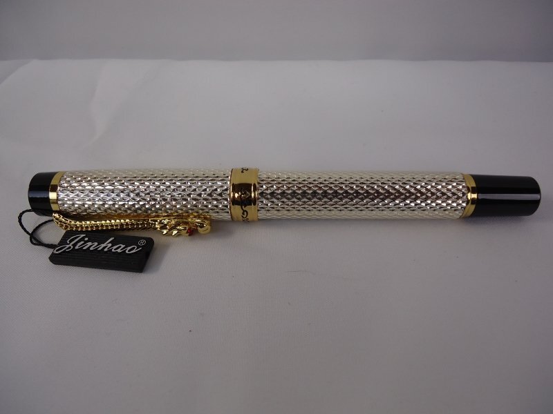B-029 中古品 ジャンク 万年筆 金豪 JINHAO ペン先18KGP B-029 中古品 ジャンク 万年筆 金豪 JINHAO ペン先18KGP