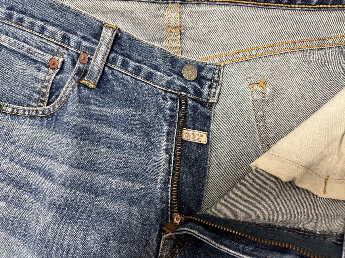 ポロ ラルフローレン W34 L32 デニム パンツ ジーンズ Oceans オーシャンズ ジップフライ Polo Ralph Lauren 