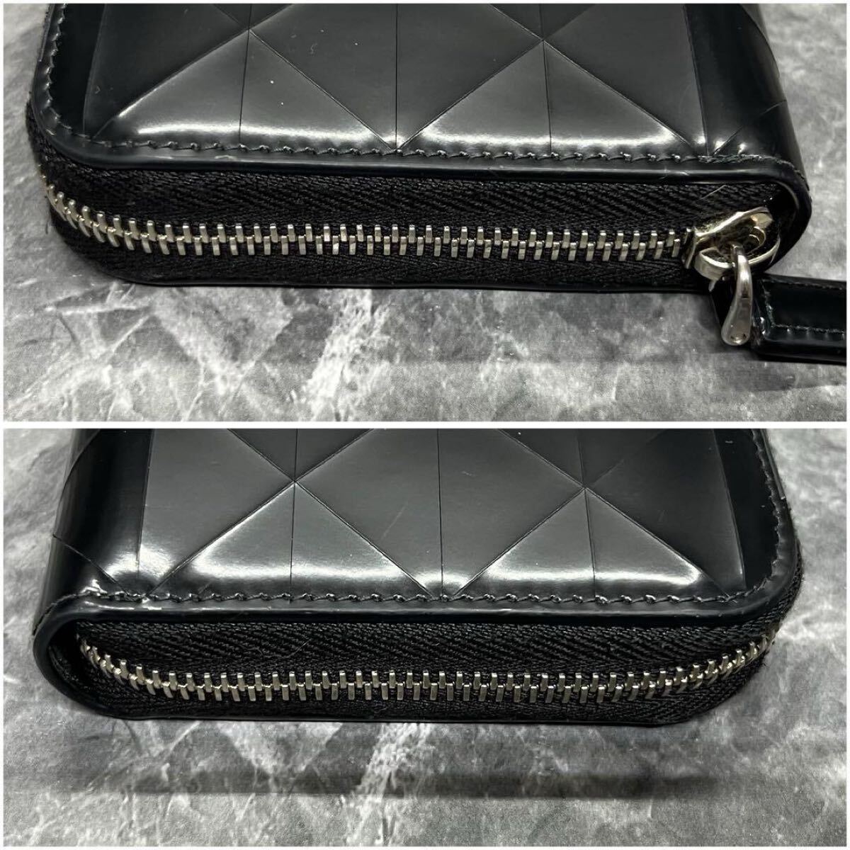 □現行/RFID搭載□ PRADA プラダ ブラッシュドレザー ジップ □現行/RFID搭載□ PRADA プラダ ブラッシュドレザー ジップ