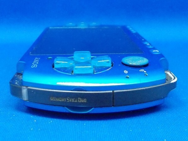動作確認済 PSP 3000 バイブラント・ブルー 本体 SONY