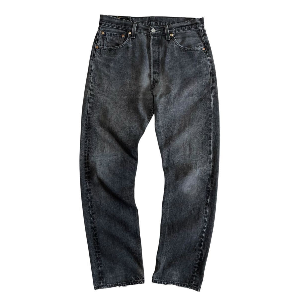 ゴールデンサイズ☆ブラック 90s USA製 Levis 501 W33L32 黒 ゴールデンサイズ☆ブラック 90s USA製 Levis 501 W33L32 黒