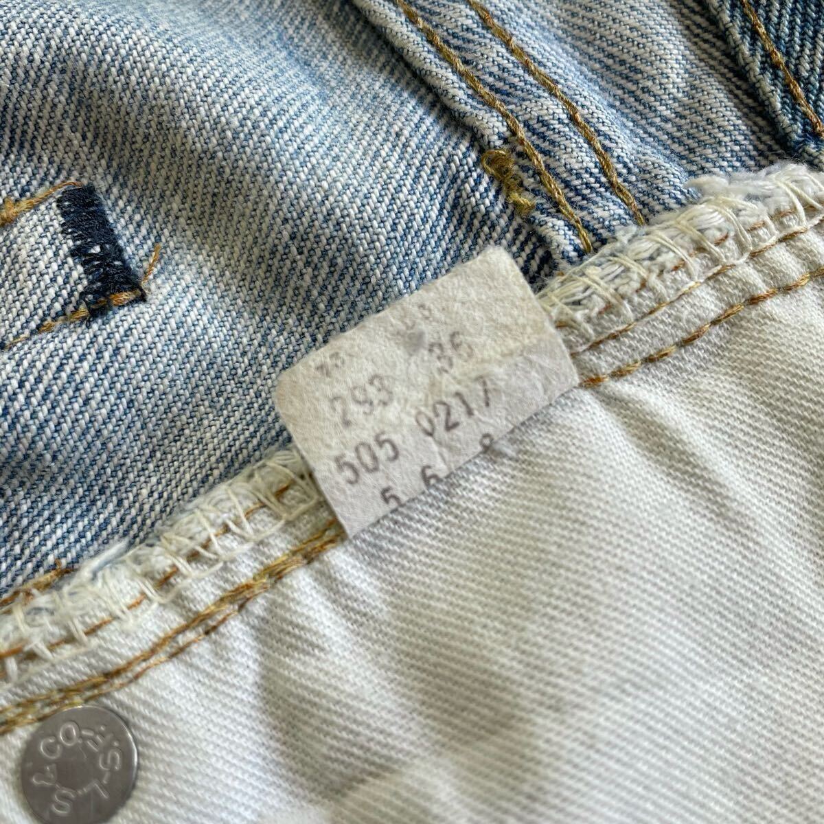 ヒゲ美色☆66前期 70s USA製 Levis 505 W30L33 オリジナル ヒゲ美色☆66前期 70s USA製 Levis 505 W30L33 オリジナル