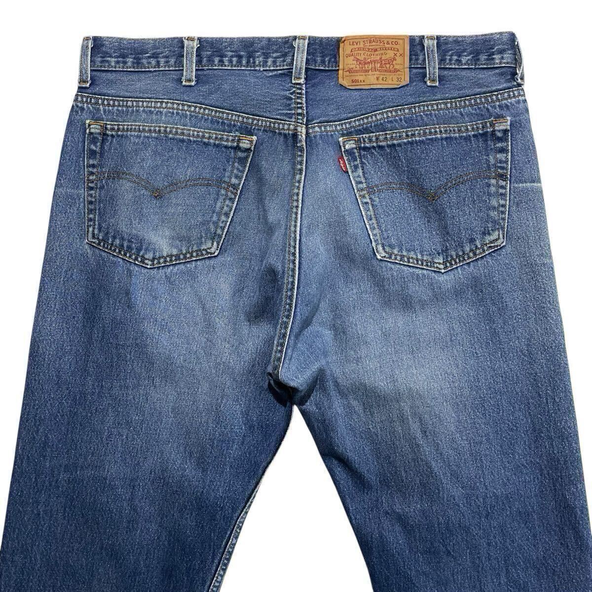 美色☆オレンジ脇割り 90s USA製 Levis 501 W42L32 オリジナル 美色☆オレンジ脇割り 90s USA製 Levis 501 W42L32 オリジナル