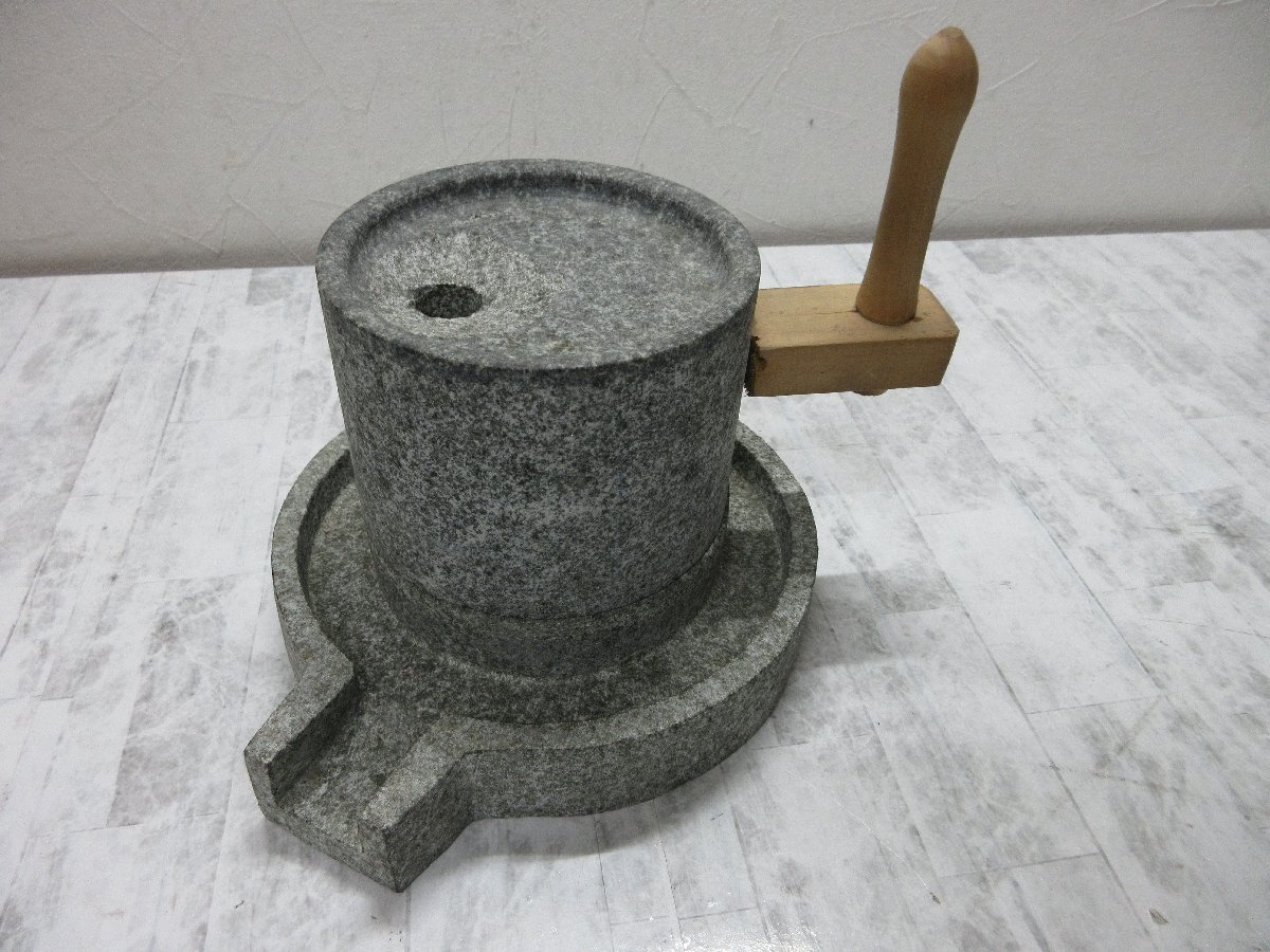 f 石臼 古道具 ひき臼 古民具 茶道具 茶臼 抹茶 粉引 製粉 f 石臼 古道具 ひき臼 古民具 茶道具 茶臼 抹茶 粉引 製粉
