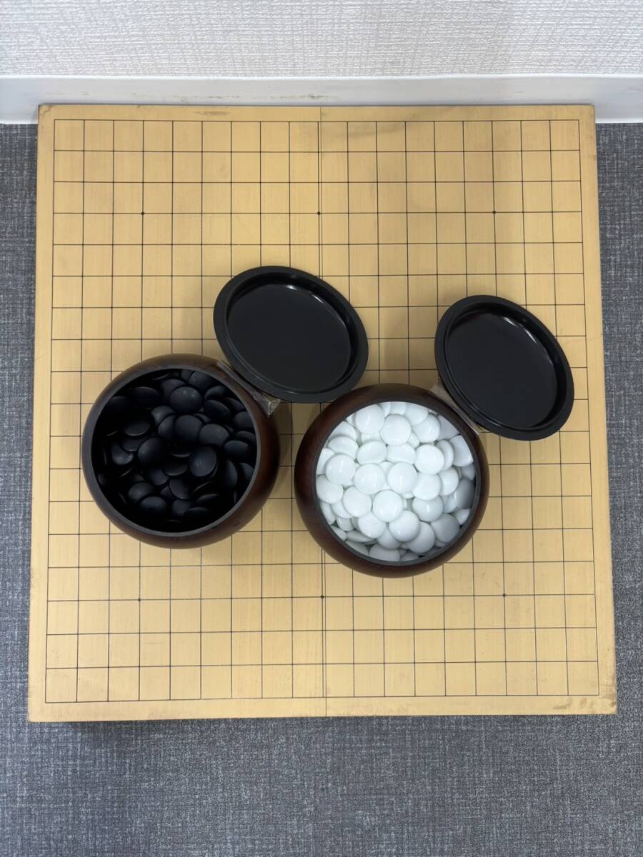 ☆囲碁セット 碁盤セット 碁盤 43cm x 46cm x3cm 碁石 6mm (囲碁 ☆囲碁セット 碁盤セット 碁盤 43cm x 46cm x3cm 碁石 6mm (囲碁