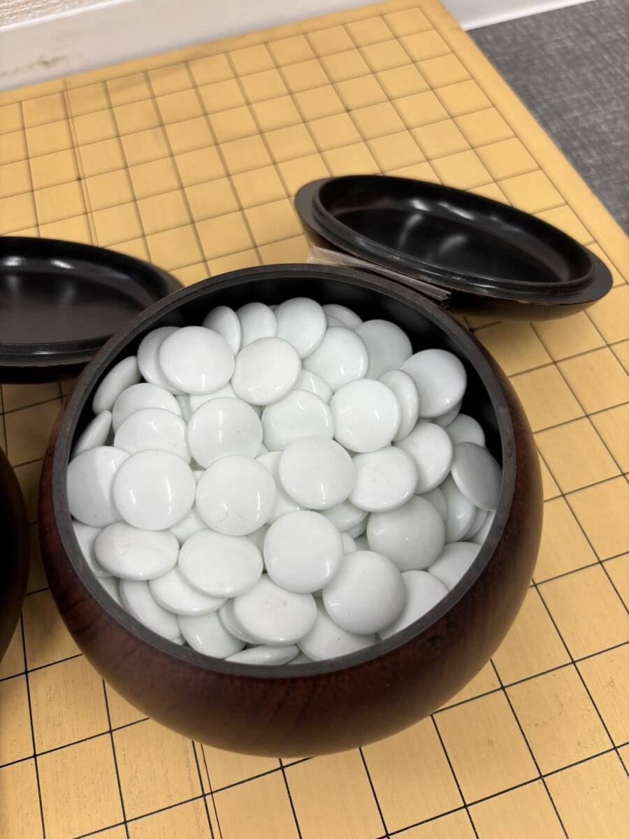 ☆囲碁セット 碁盤セット 碁盤 43cm x 46cm x3cm 碁石 6mm (囲碁 ☆囲碁セット 碁盤セット 碁盤 43cm x 46cm x3cm 碁石 6mm (囲碁