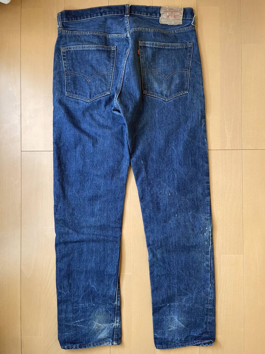 505 66 前期 濃紺 シングル W36 501 ビッグE S Aタイプ XX 赤耳 505 66 前期 濃紺 シングル W36 501 ビッグE S Aタイプ XX 赤耳
