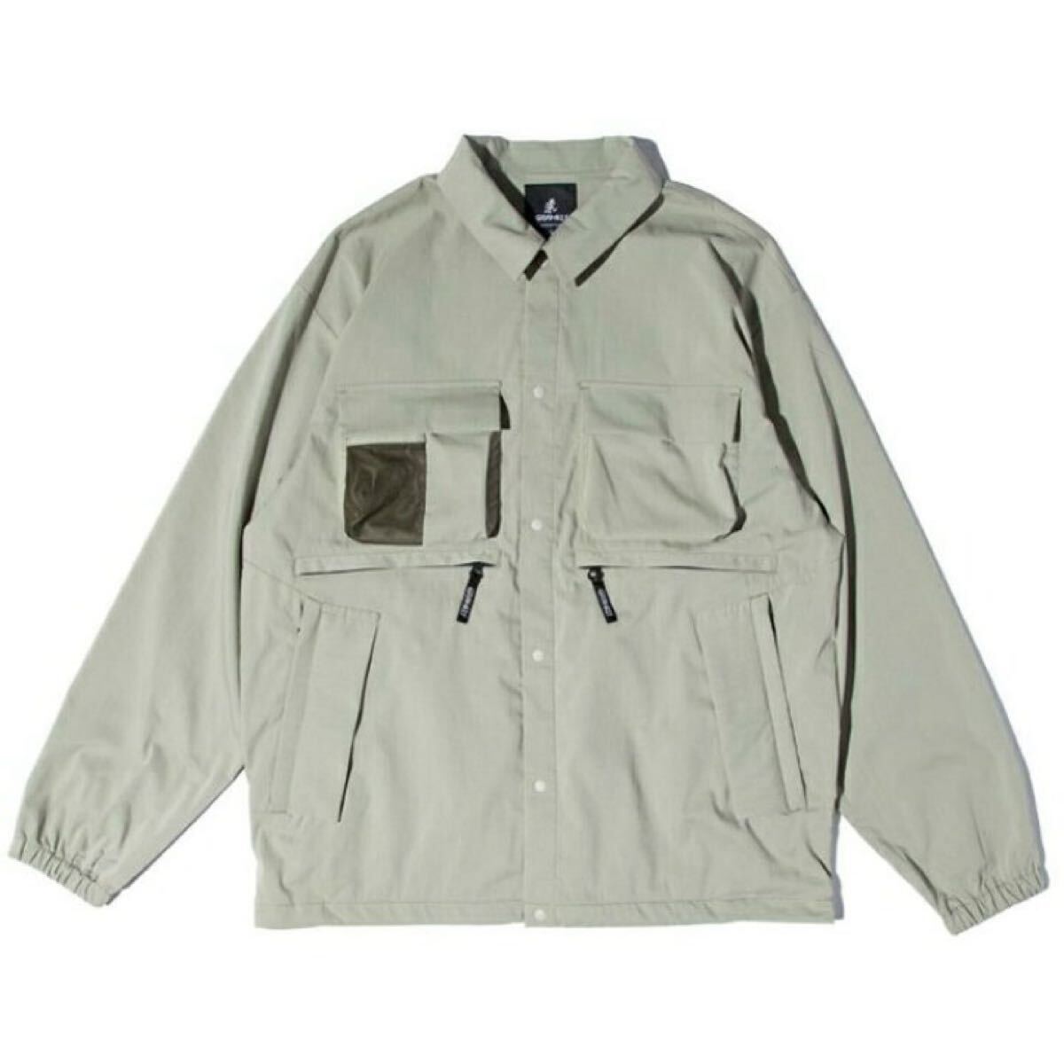 Gramicci by F/CE テックコーチ シャツジャケット カーキ M GUJ3-S3007