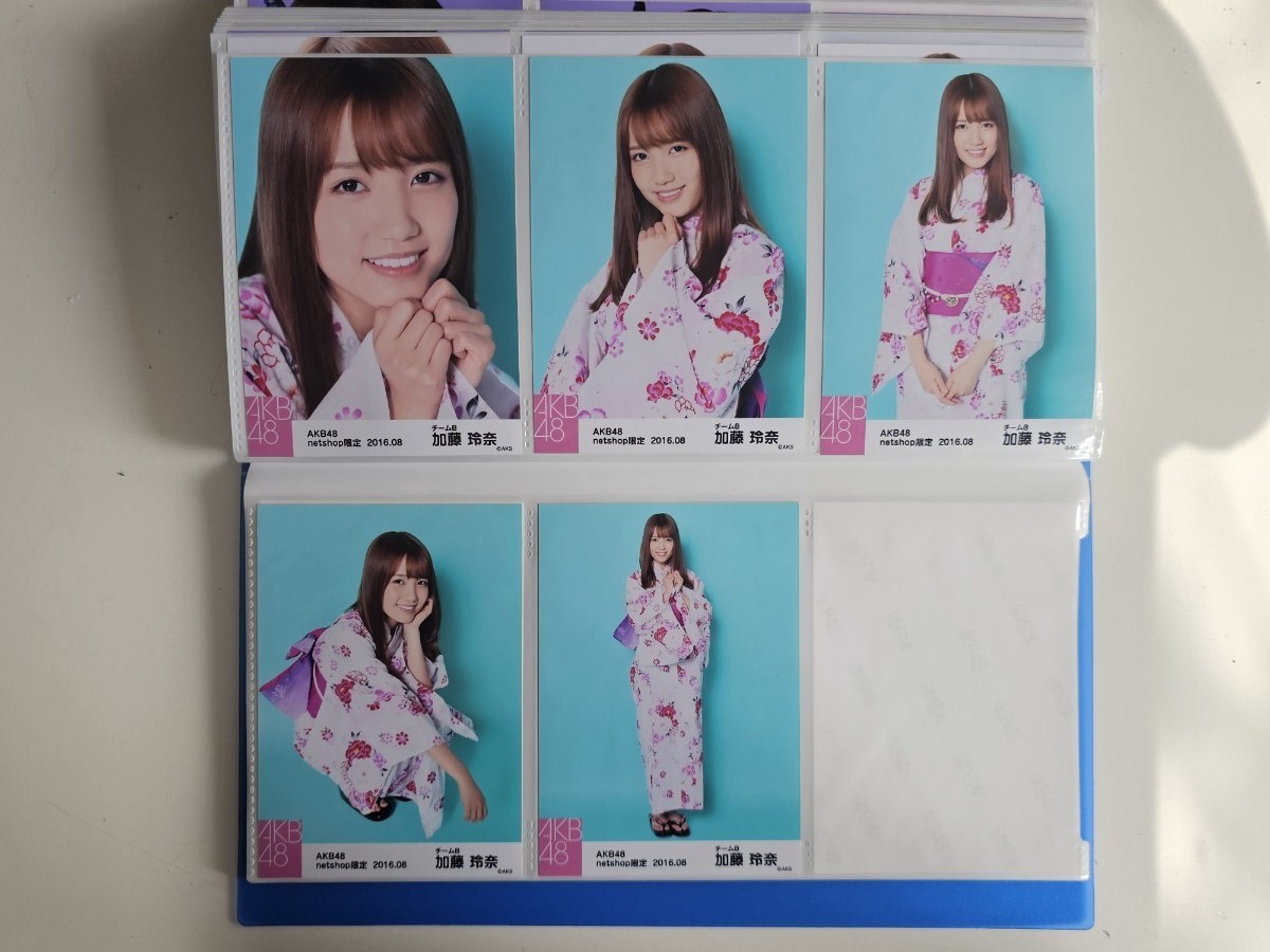 加藤玲奈 AKB48 生写真 ANA×AKB48 羽田空港限定コラボ 5種コンプ AKB48 加藤玲奈 netshop限定 2016.08 生写真 5種コンプ(AKB48