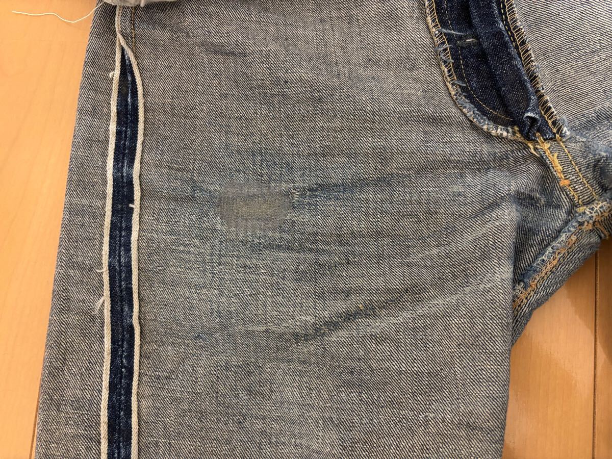 50年代 激色落ち Levi's 501XX オリジナル 革パッチ期(W32 50年代 激色落ち Levi's 501XX オリジナル 革パッチ期(W32