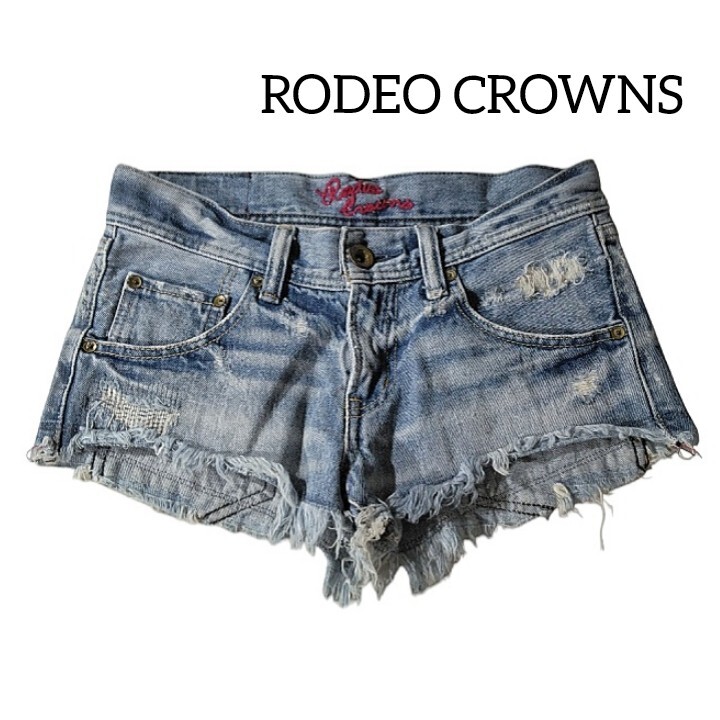 59 【RODEO CROWNS】 ロデオクラウンズ デニム ショートパンツ 1 59 【RODEO CROWNS】 ロデオクラウンズ デニム ショートパンツ 1