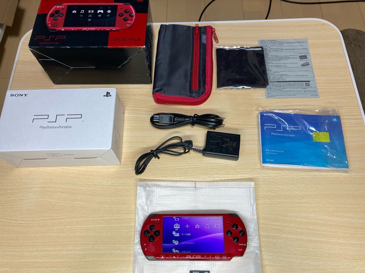 極上美品 PSP3000レッドブラック 付属品あり SONY ソニー 極上美品 PSP3000レッドブラック 付属品あり SONY ソニー