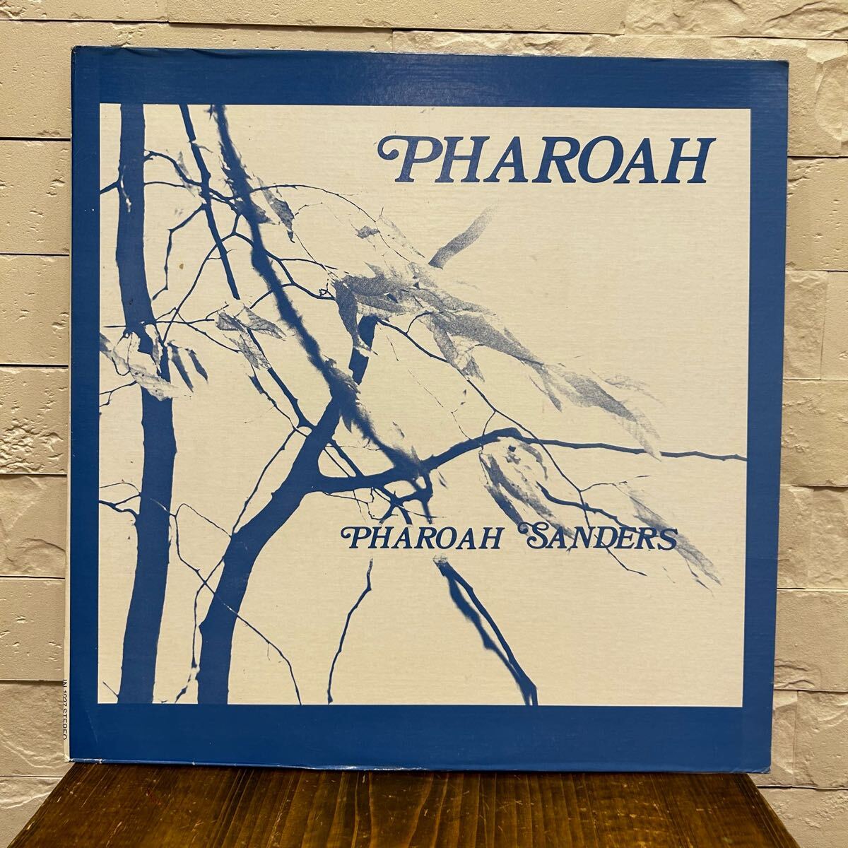Pharoah Sanders / Pharoah / US ORG / BLUE Cvr / India Navigation IN1027 / Spiritual Jazz 