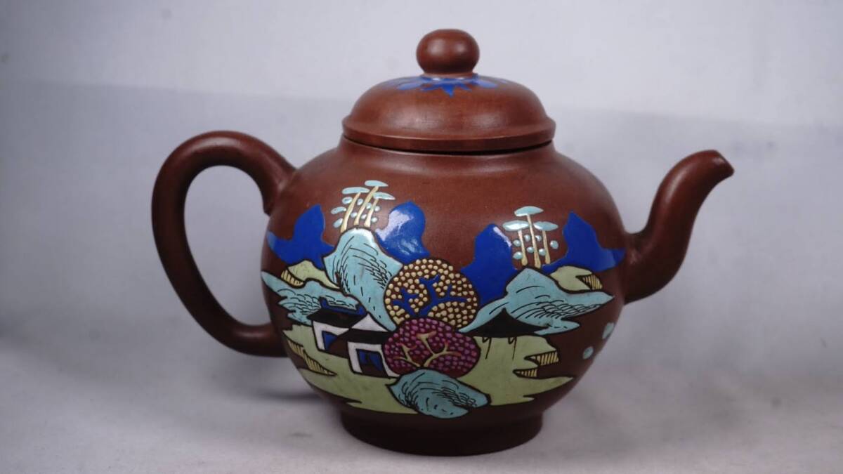 0412-3 朱泥 急須 精德堂 茶道具 煎茶道具 中国古美術 古玩 中国 0412-3 朱泥 急須 精德堂 茶道具 煎茶道具 中国古美術 古玩 中国