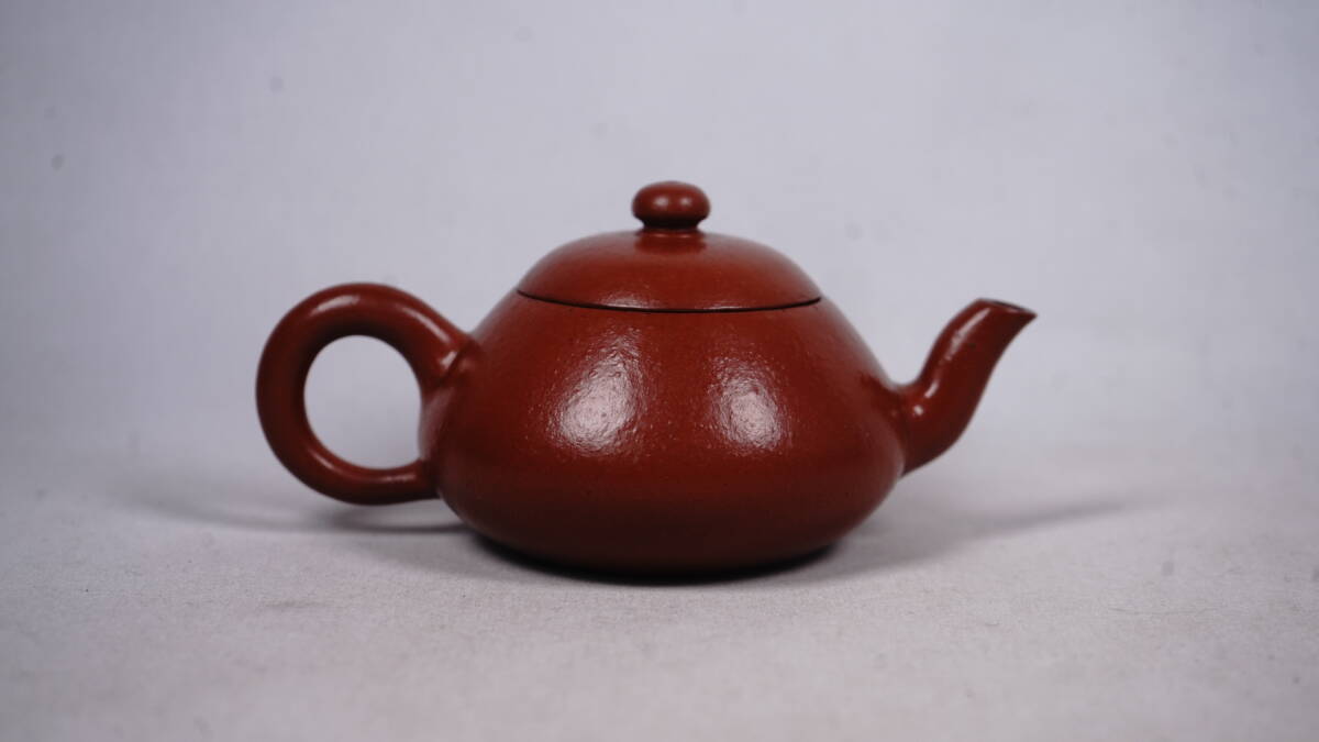 0419-3 朱泥 急須 孟臣 在銘 茶道具 煎茶道具 中国古美術 古玩 0419-3 朱泥 急須 孟臣 在銘 茶道具 煎茶道具 中国古美術 古玩