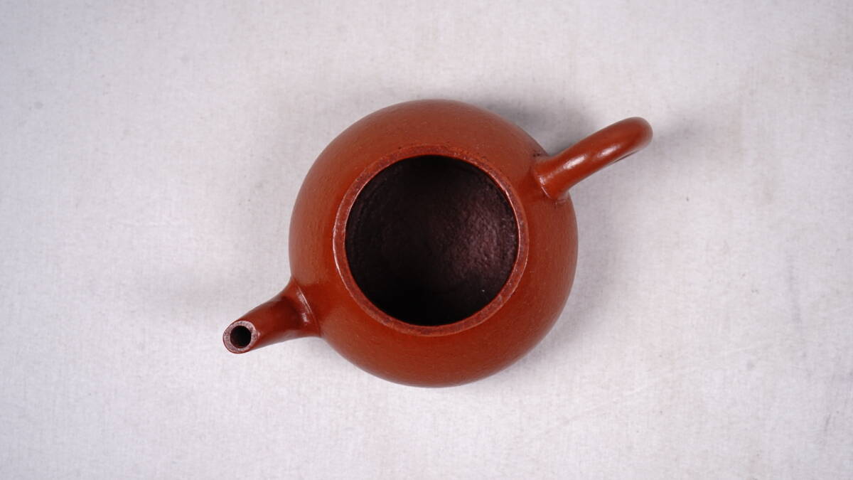 0419-3 朱泥 急須 孟臣 在銘 茶道具 煎茶道具 中国古美術 古玩 0419-3 朱泥 急須 孟臣 在銘 茶道具 煎茶道具 中国古美術 古玩