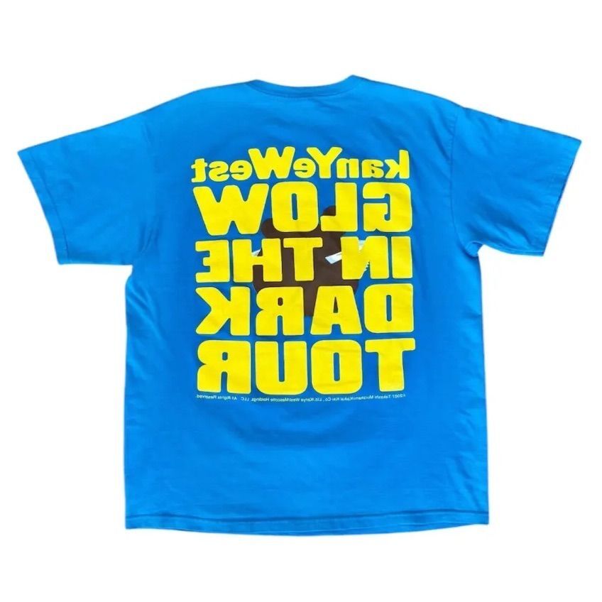 カニエ ウエスト Kanye West 【 GLOW IN THE DARK TOUR Tshirt カニエ ウエスト Kanye West 【 GLOW IN THE DARK TOUR Tshirt