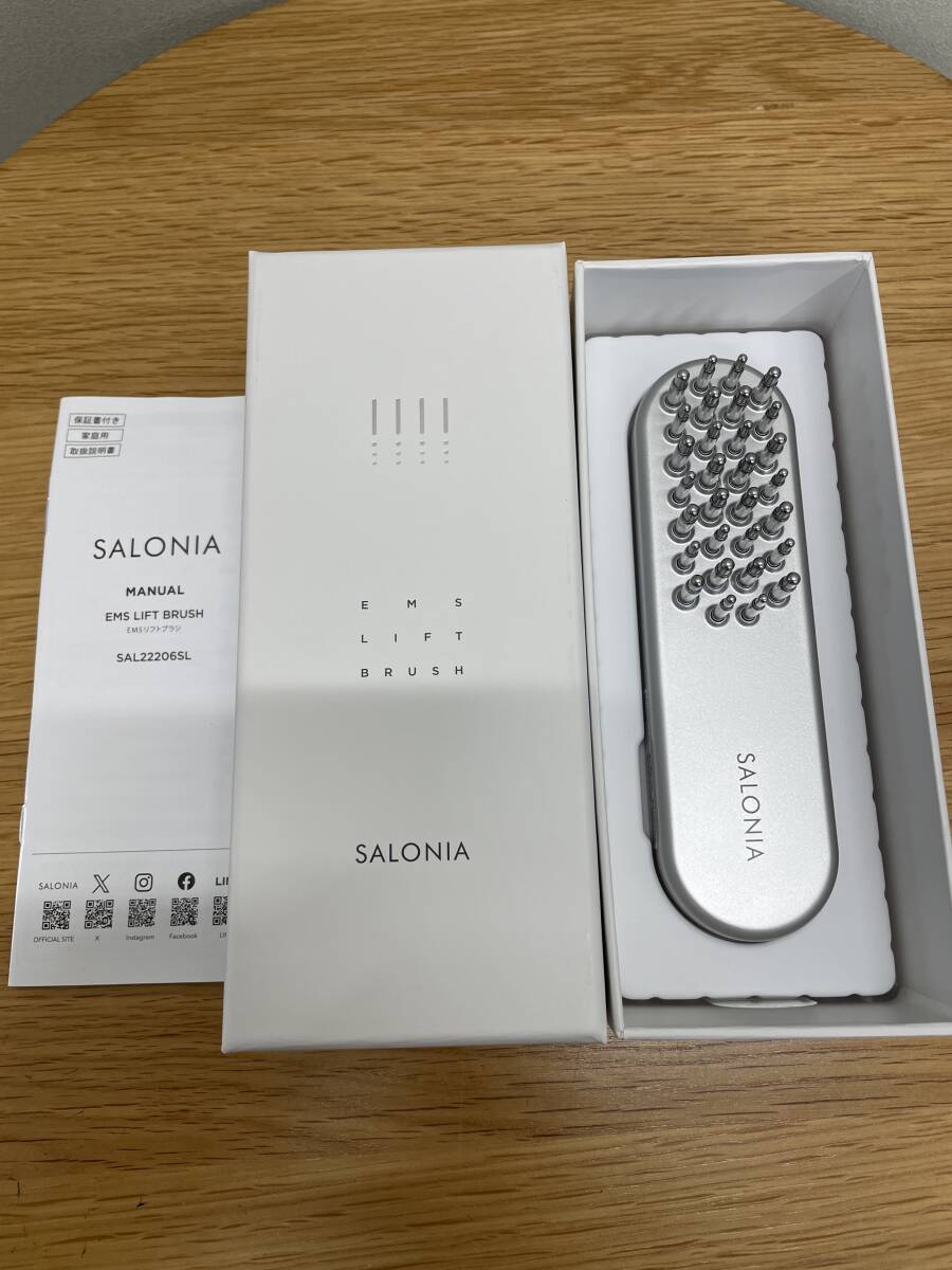 ☆3799【美品】SALONIA/サロニア EMSリフトブラシ SAL22206SL ☆3799【美品】SALONIA/サロニア EMSリフトブラシ SAL22206SL