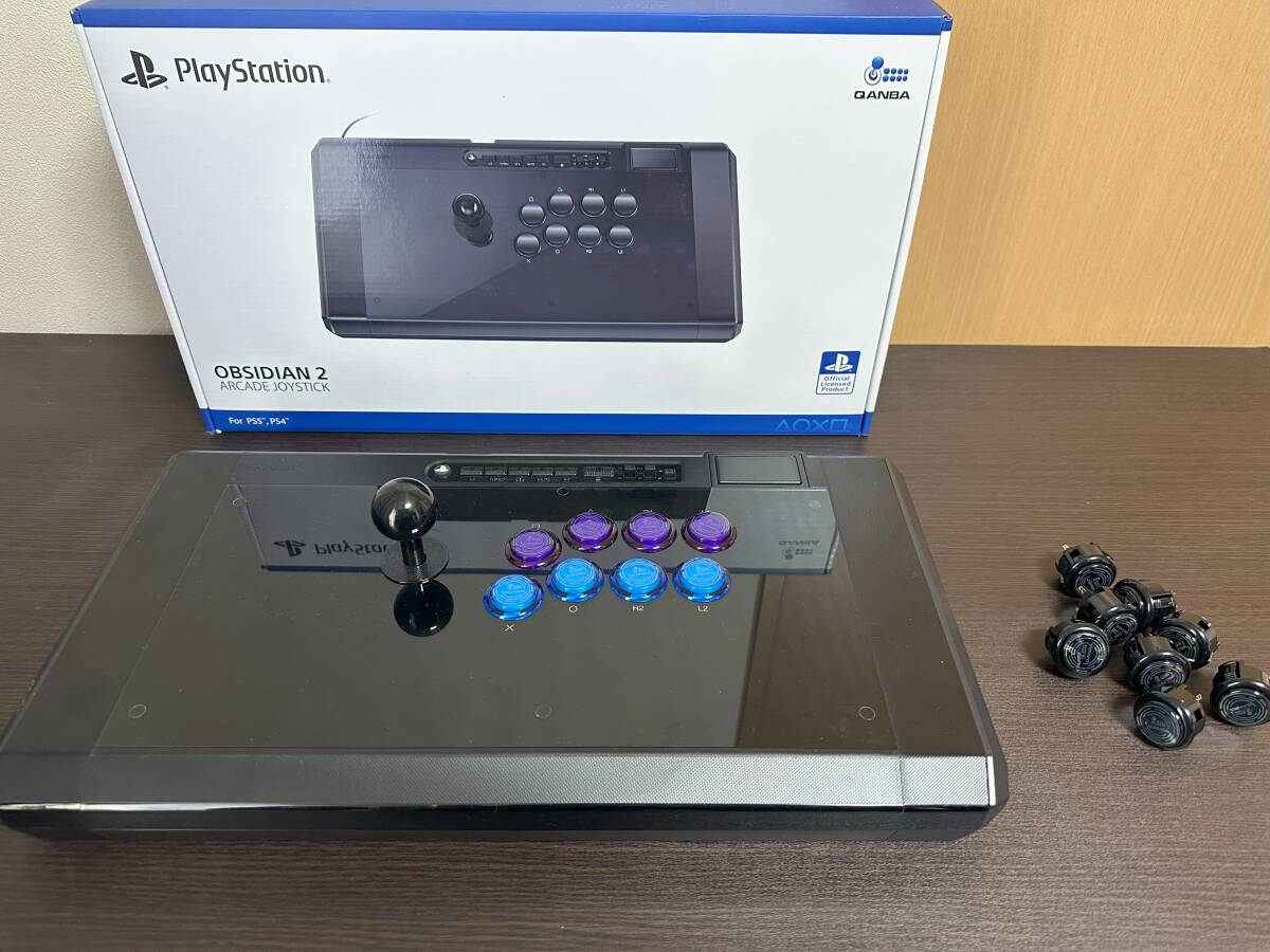 中古 Qanba Obsidian 2 クァンバ オブシディアン2 アケコン PS5 中古 Qanba Obsidian 2 クァンバ オブシディアン2 アケコン PS5
