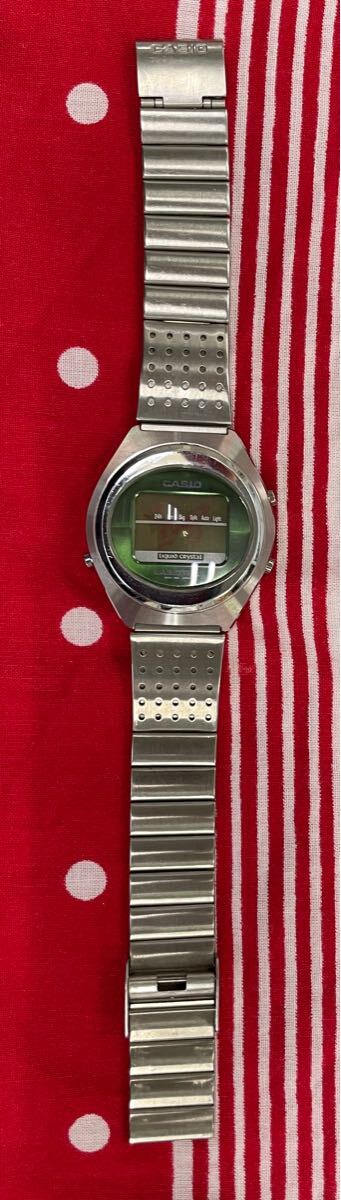 動作 不明品 ジャンク 希少 CASIO カシオ カシオトロン グリーン