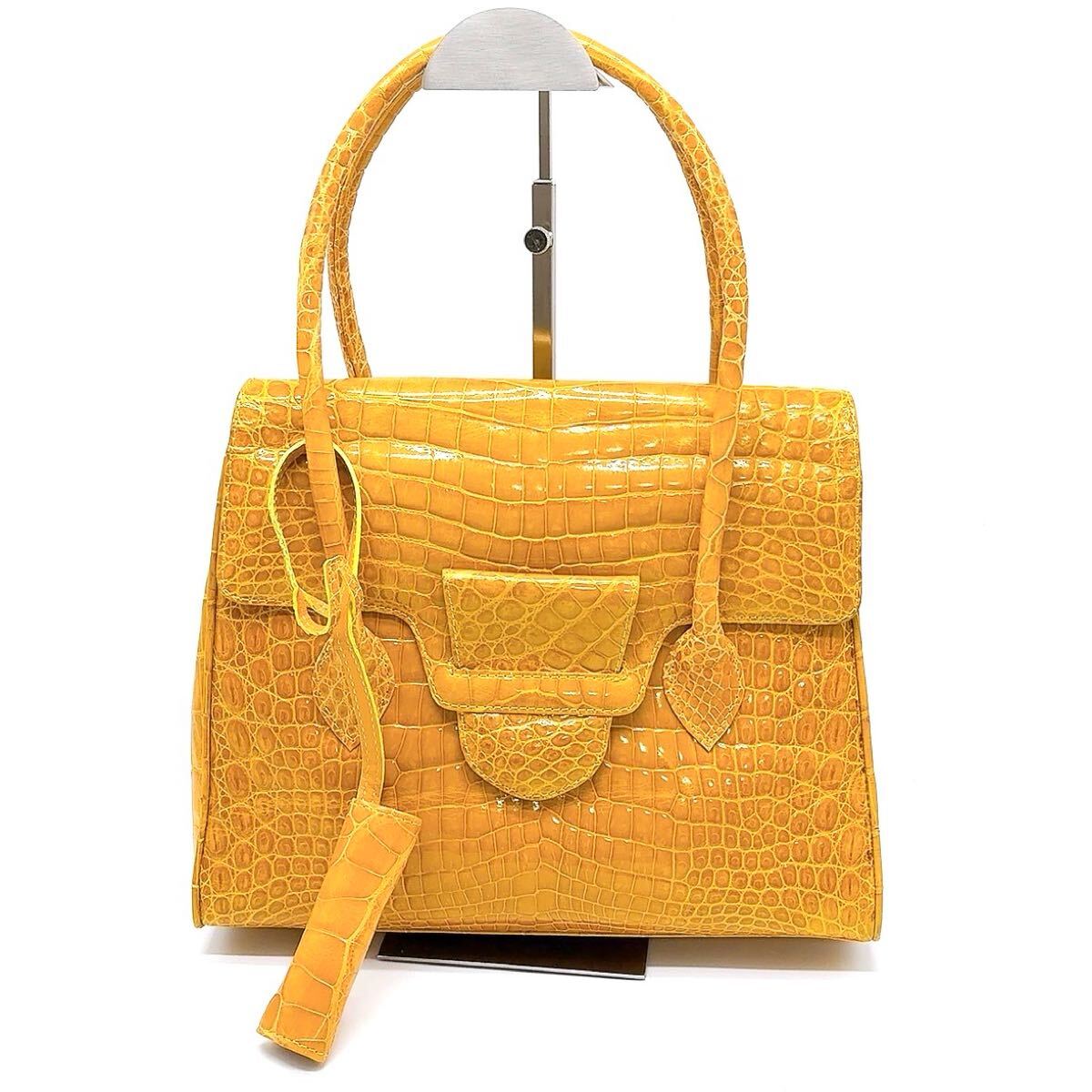 定価70万級!!!美品◎クロコダイル リアルクロコ センター取り 定価70万級!!!美品◎クロコダイル リアルクロコ センター取り