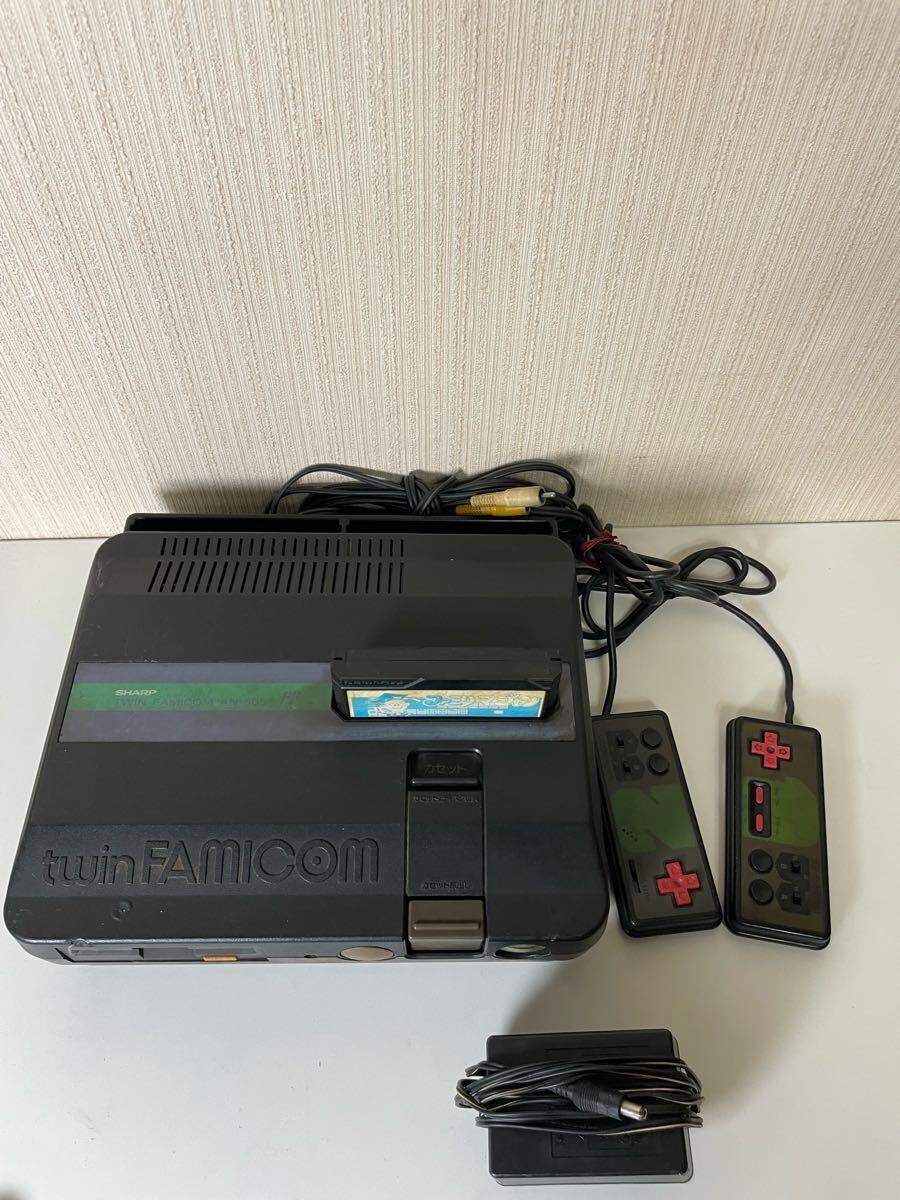 421)SHARP シャープ ツインファミコン AN-505レトロゲーム機 421)SHARP シャープ ツインファミコン AN-505レトロゲーム機
