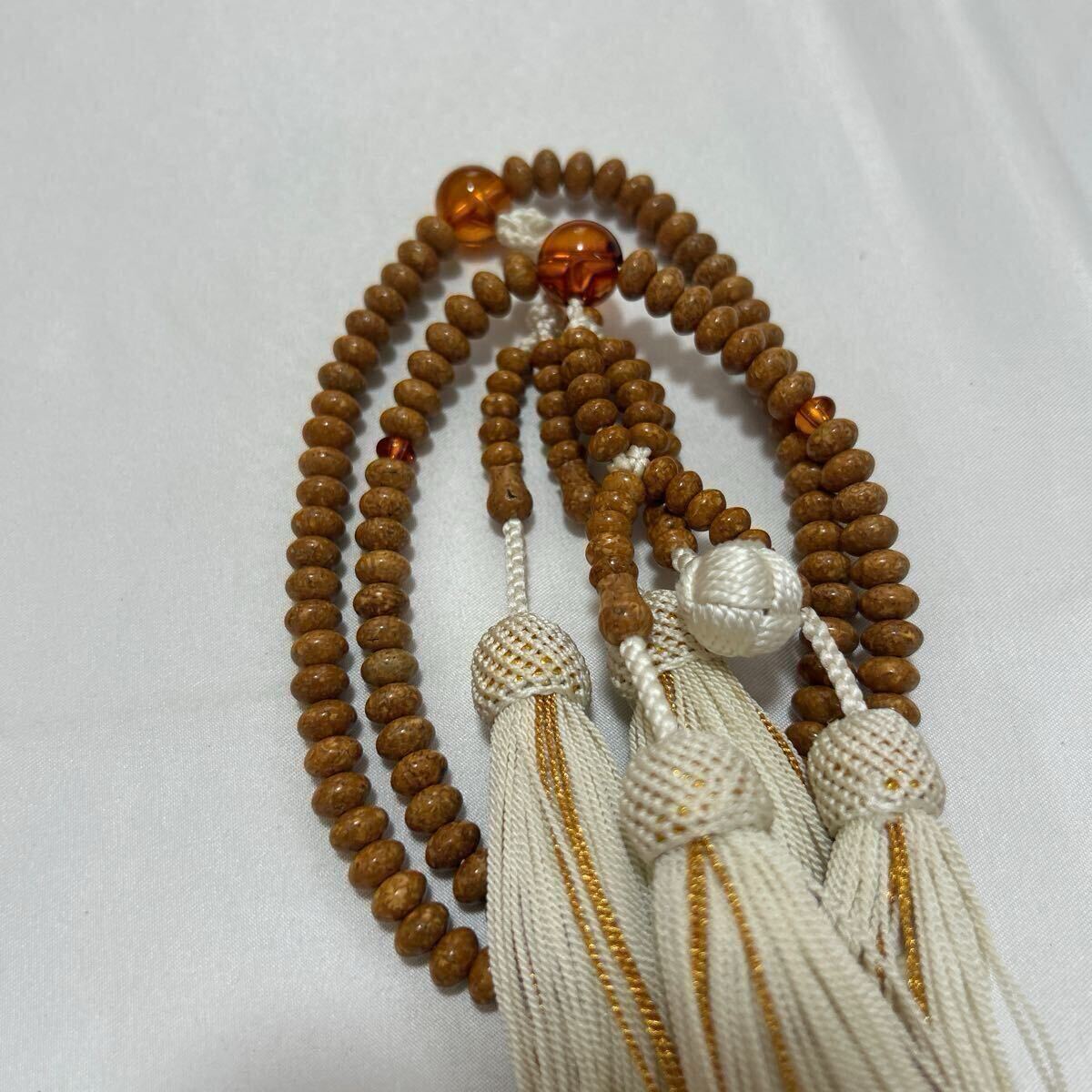 美品 日蓮宗 【天竺菩提樹×琥珀】威儀具 仏具 法具 寺院 袈裟 美品 日蓮宗 【天竺菩提樹×琥珀】威儀具 仏具 法具 寺院 袈裟