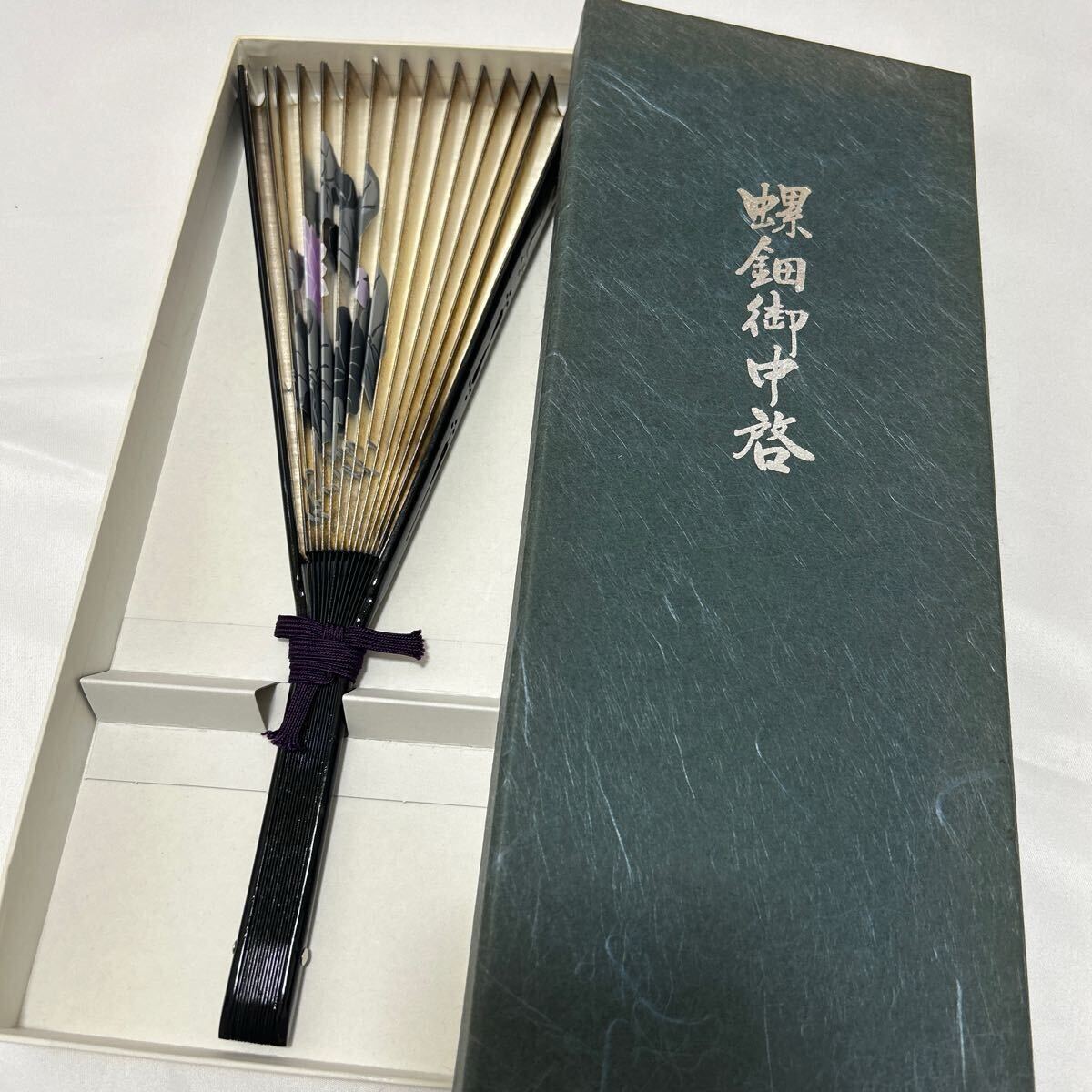 保管品【中啓】【螺鈿】黒 威儀具 仏具 法具 寺院 袈裟 僧侶 保管品【中啓】【螺鈿】黒 威儀具 仏具 法具 寺院 袈裟 僧侶