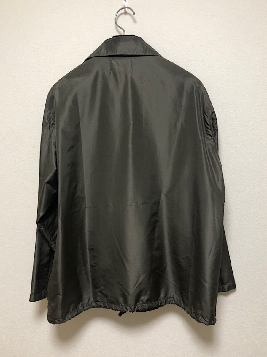 極美品即決 MARKAWAREマーカウェア25SS総シルクタフタコーチ 極美品即決 MARKAWAREマーカウェア25SS総シルクタフタコーチ