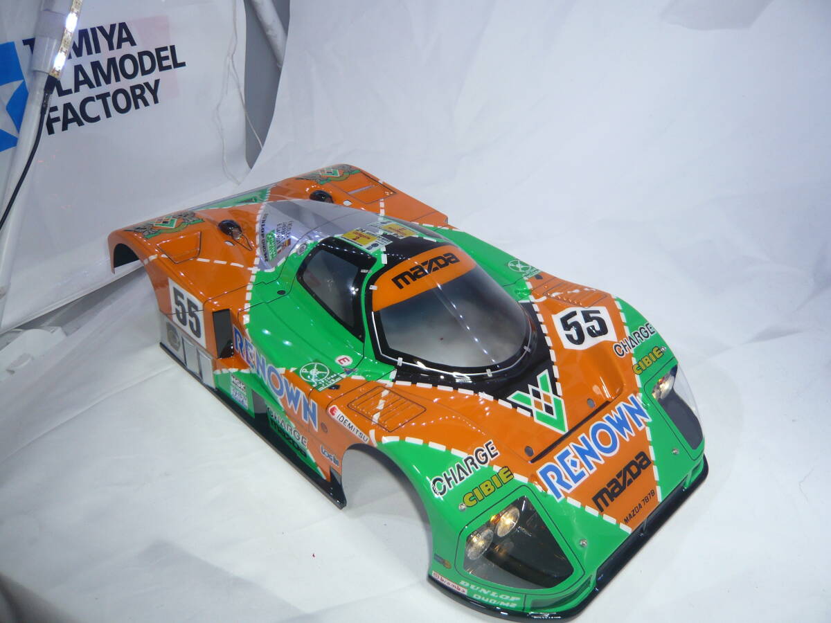 タミヤ 1/10RC マツダ787B シャーシキット 未組み立て ボディ タミヤ 1/10RC マツダ787B シャーシキット 未組み立て ボディ
