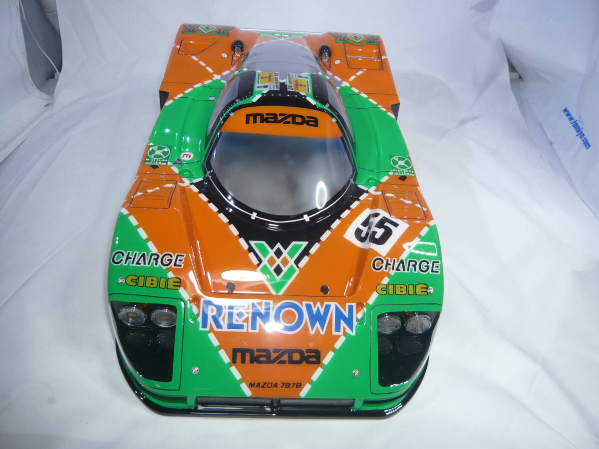 タミヤ 1/10RC マツダ787B シャーシキット 未組み立て ボディ タミヤ 1/10RC マツダ787B シャーシキット 未組み立て ボディ