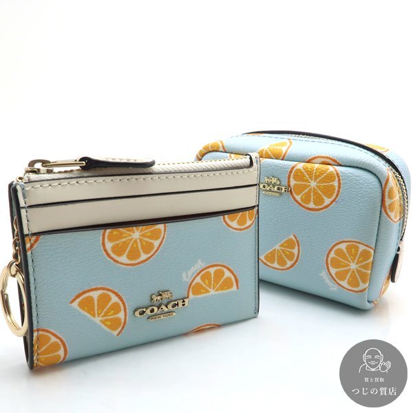 1円~】 COACH ポーチ コインケース パスケース 2個セット 1円~】 COACH ポーチ コインケース パスケース 2個セット