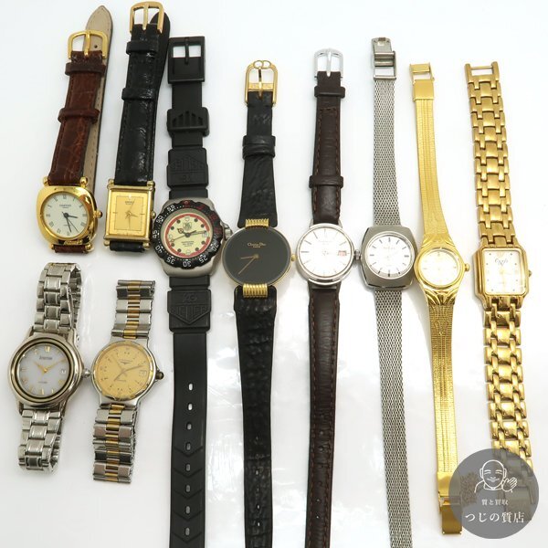 1円～ジャンク時計 まとめて10点 セイコー シチズン ディオール