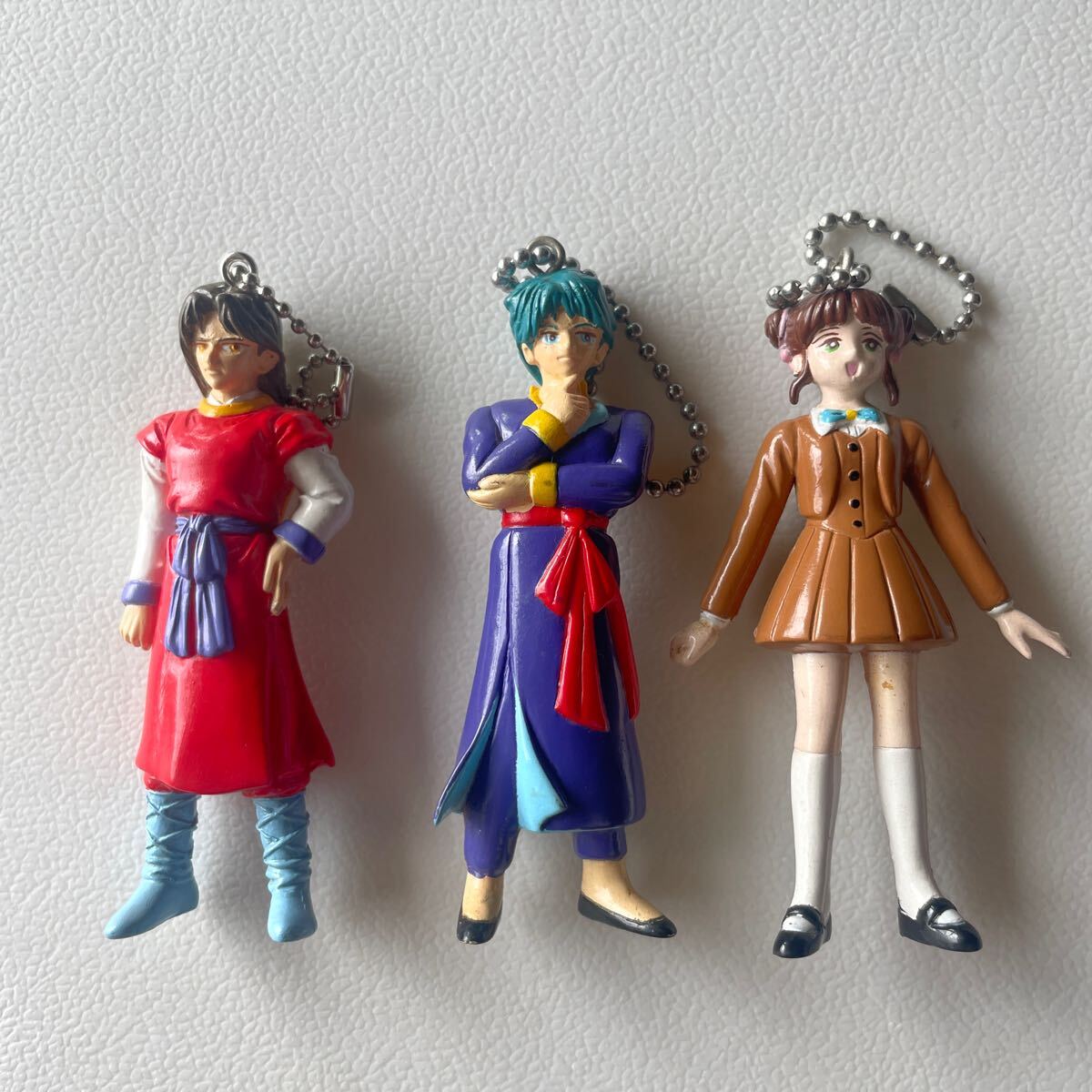 ふしぎ游戯 星宿 鬼宿 美朱　3個(gè)セット キーホルダー フィギュア　非売品