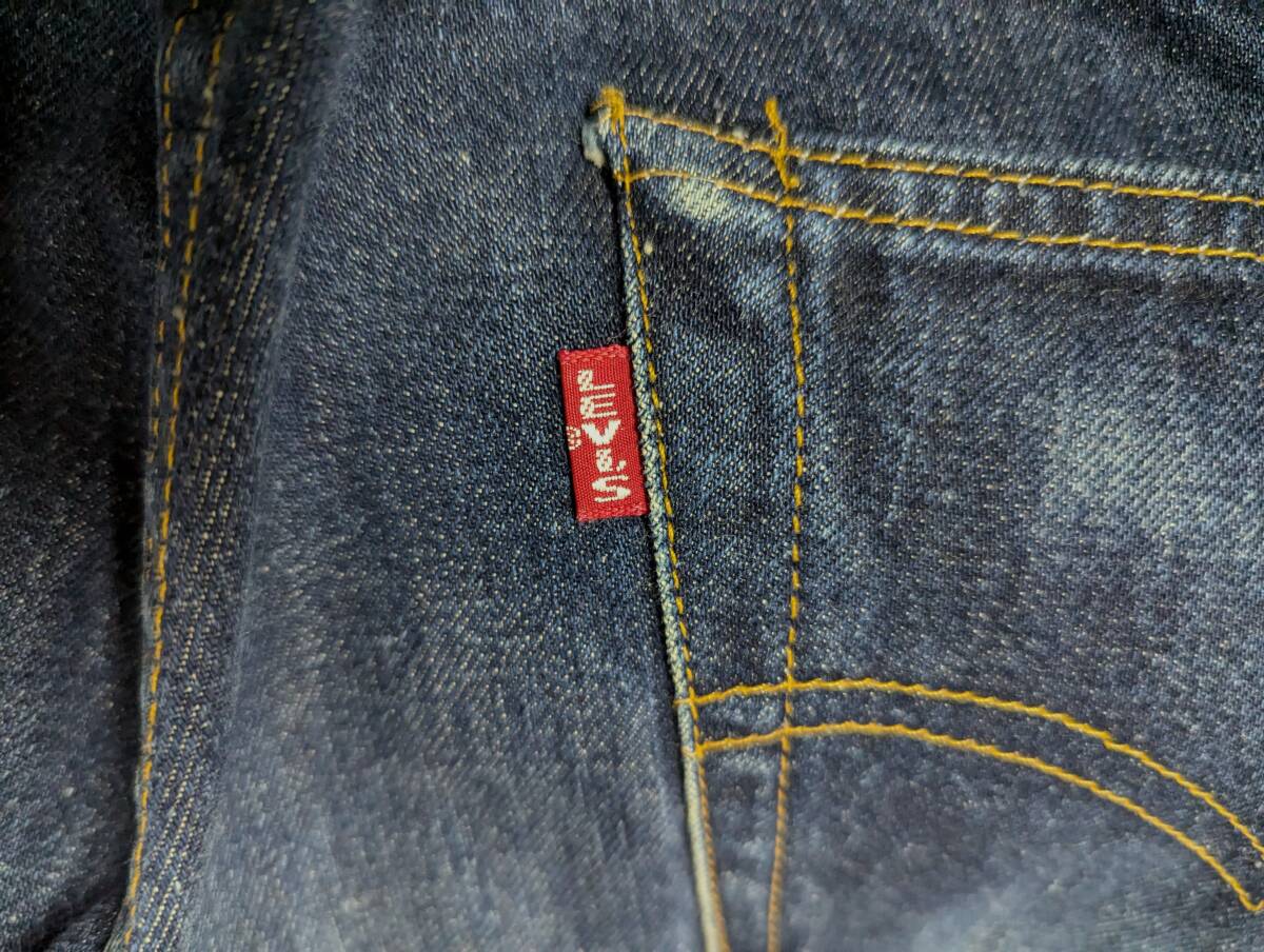 リーバイス LEVIS 201XX 濃紺 米国製 ビンテージ 復刻版 W31 赤 リーバイス LEVIS 201XX 濃紺 米国製 ビンテージ 復刻版 W31 赤