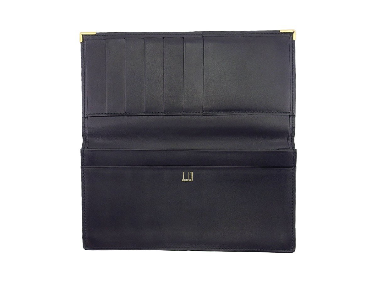 ダンヒル 長札入れ 札入れ メンズ ロゴプレート オックスフォード dunhill 中古