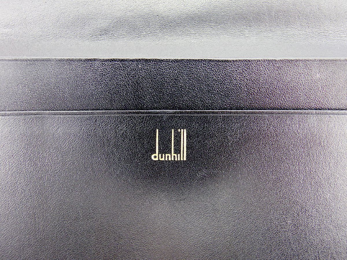 ダンヒル 長札入れ 札入れ メンズ ロゴプレート オックスフォード dunhill 中古