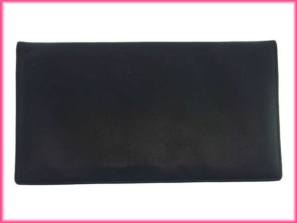 ダンヒル 長(zhǎng)札入れ 二つ折り レディース ロゴ ブラック 中古