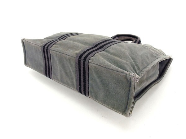 エルメス トートバッグ ハンドバッグ レディース トートMM フールトゥ グレー×ブラック 中古