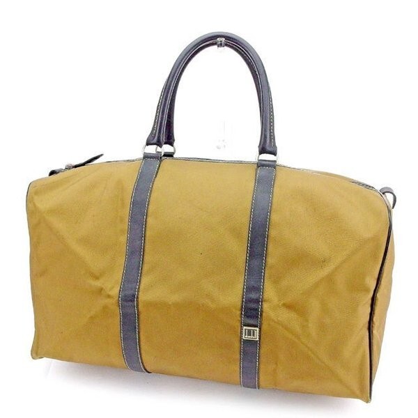 Dunhill - 良品☆ダンヒル☆ボストンバッグ☆ロゴ金具☆PVC