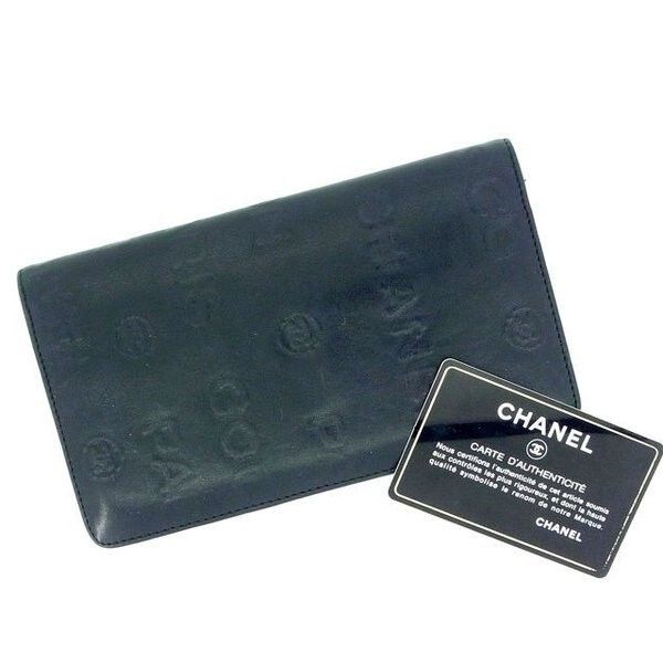 シャネル 長財(cái)布 レディース ロゴ×ココマーク ブラック 中古