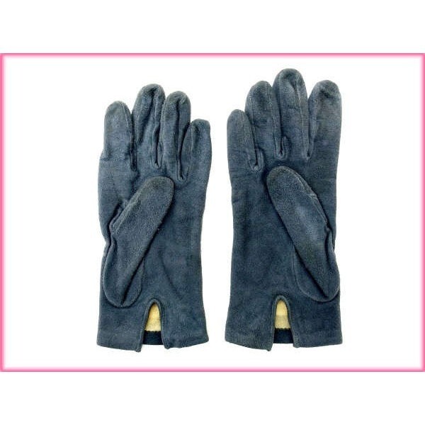 ロエベ 手袋 レディース グレー 中古