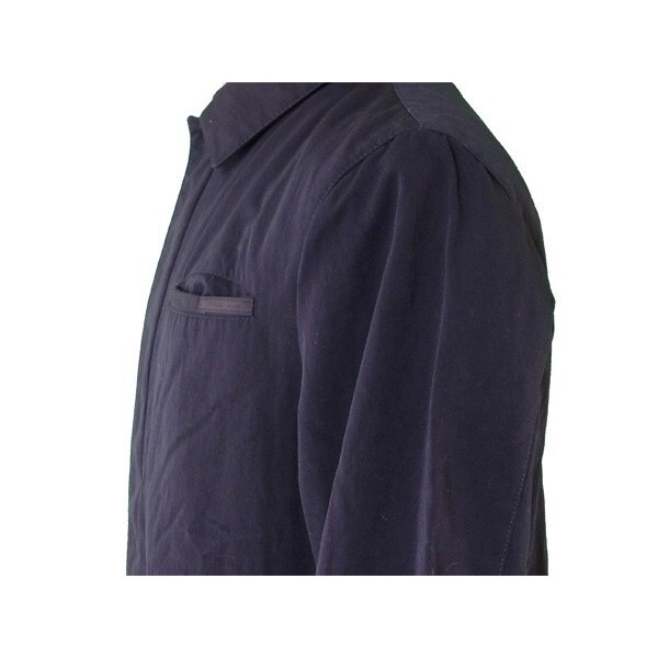 プラダ コート ロング レディース ?50サイズ シングルZIP ブラック 中古