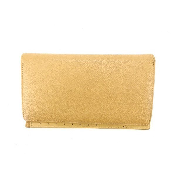 シャネル 長財布 ファスナー付き長財布 レディース ココマーク ベージュ 中古