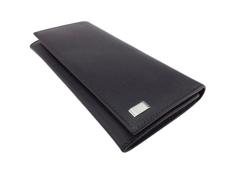 ダンヒル 長(zhǎng)財(cái)布 ファスナー付き 財(cái)布 メンズ サイドカー dunhill 中古