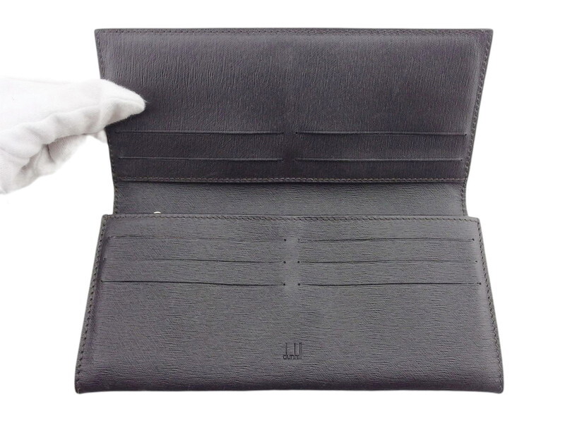 ダンヒル 長(zhǎng)財(cái)布 ファスナー付き 財(cái)布 メンズ サイドカー dunhill 中古
