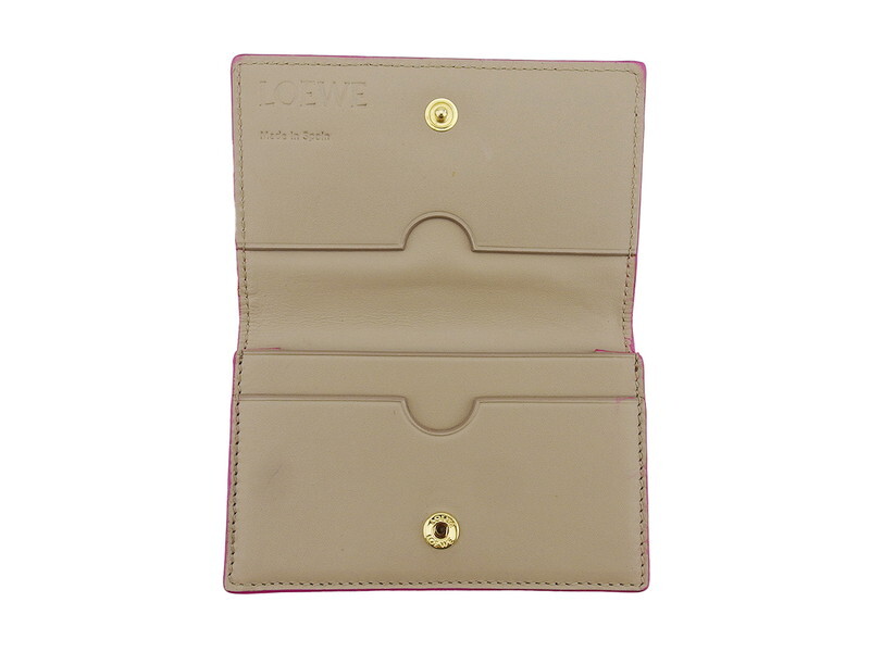 ロエベ カードケース 名刺入れ レディース アナグラム LOEWE 中古