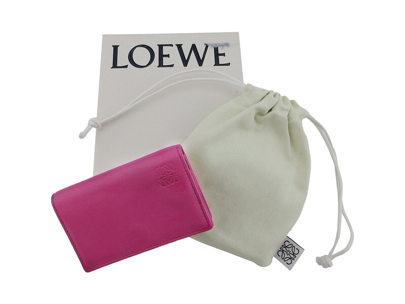 ロエベ カードケース 名刺入れ レディース アナグラム LOEWE 中古